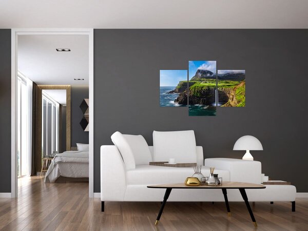Tablou - Cascada Múlafossur (90x60 cm)