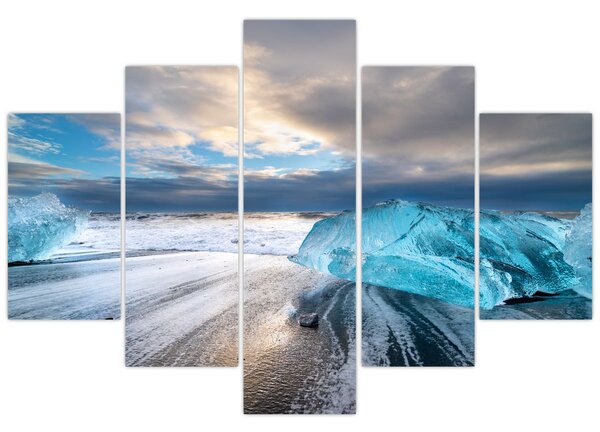Tablou - Plaja Diamond Beach (150x105 cm)