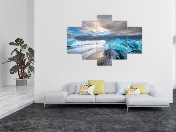 Tablou - Plaja Diamond Beach (150x105 cm)