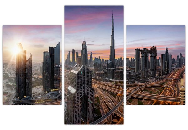 Tablou - Panorama din Dubai (90x60 cm)