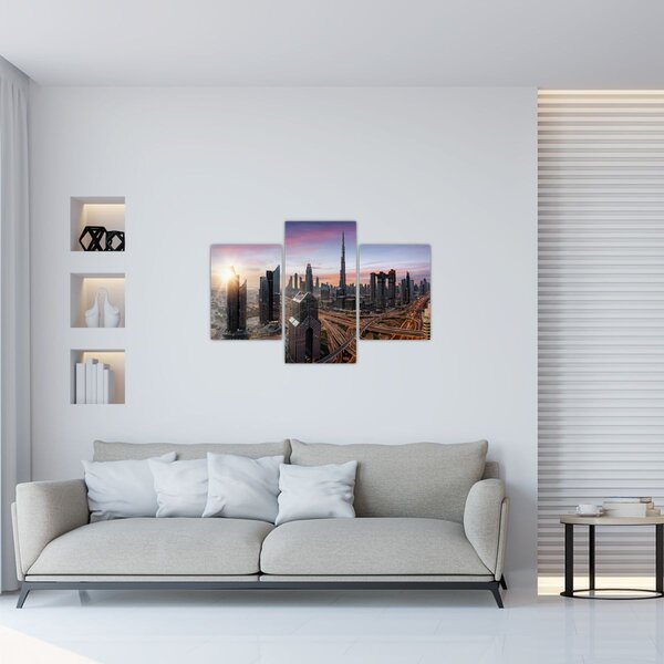 Tablou - Panorama din Dubai (90x60 cm)