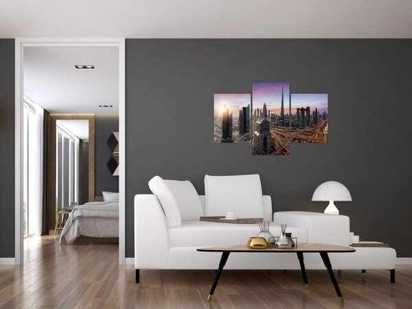 Tablou - Panorama din Dubai (90x60 cm)