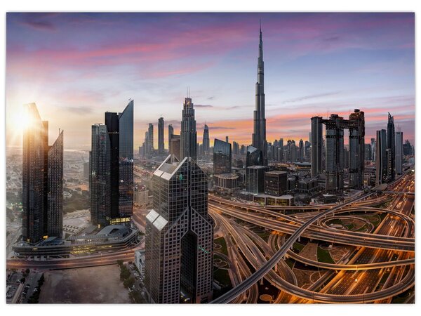 Tablou - Panorama din Dubai (70x50 cm)