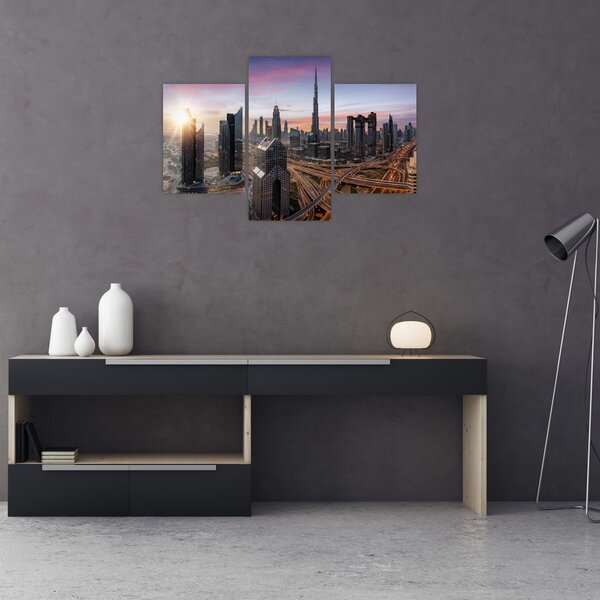 Tablou - Panorama din Dubai (90x60 cm)