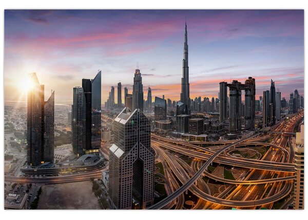 Tablou - Panorama din Dubai (90x60 cm)