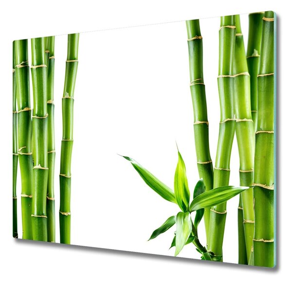 Tocator din sticla Bambus