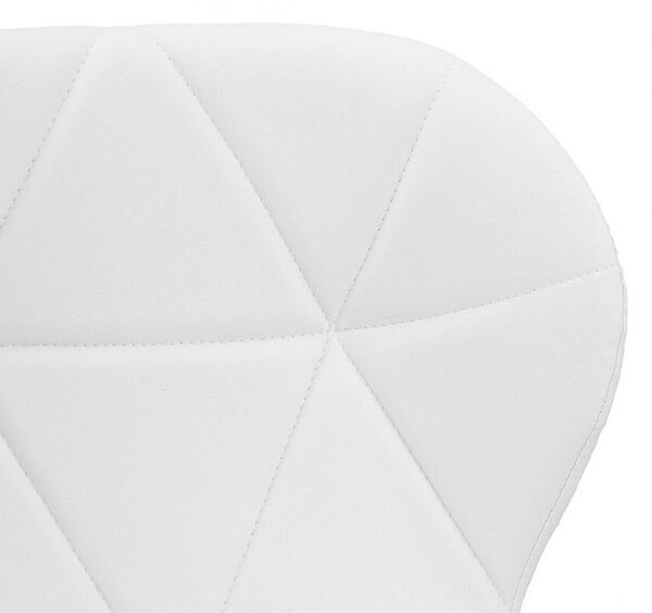 Scaun bucatarie, cadru lemn natur, design scandinav, alb