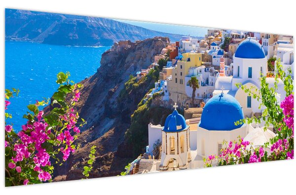 Tablou - Santorini, Grecia (120x50 cm)