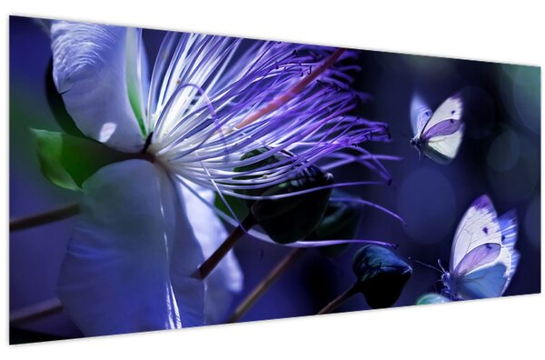 Tablou - Floare tropicală (120x50 cm)