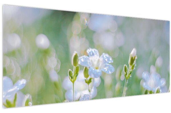 Tablou - Flori delicate (120x50 cm)