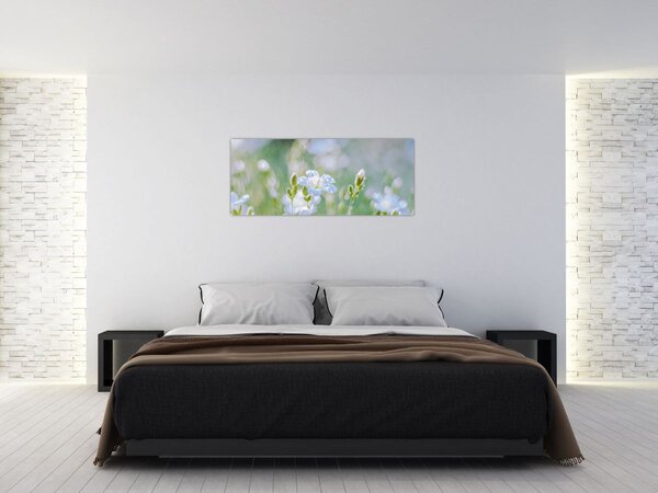 Tablou - Flori delicate (120x50 cm)