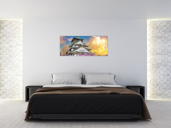 Tablou - Castelul Osaka (120x50 cm)