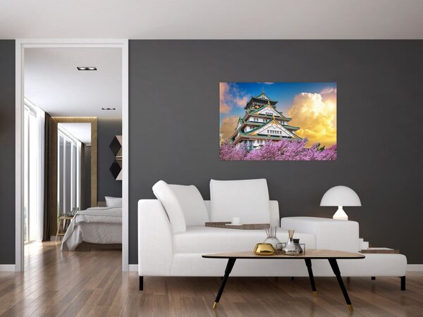 Tablou - Castelul Osaka (90x60 cm)