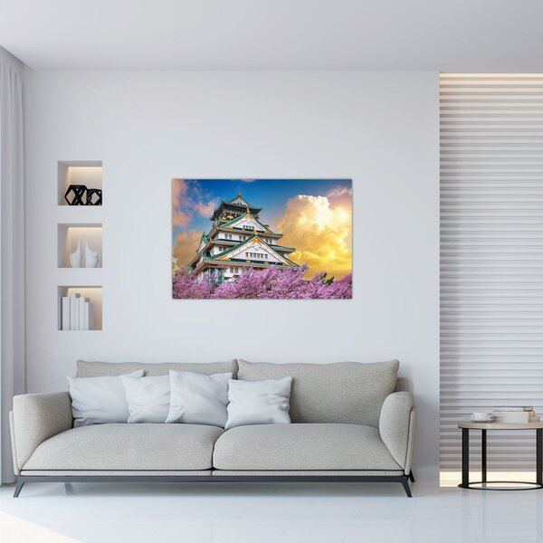Tablou - Castelul Osaka (90x60 cm)