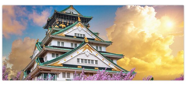 Tablou - Castelul Osaka (120x50 cm)