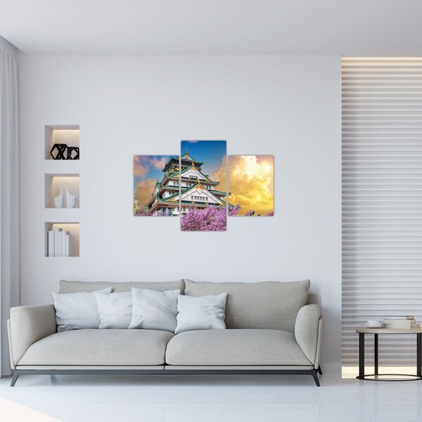 Tablou - Castelul Osaka (90x60 cm)