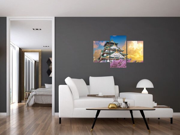 Tablou - Castelul Osaka (90x60 cm)
