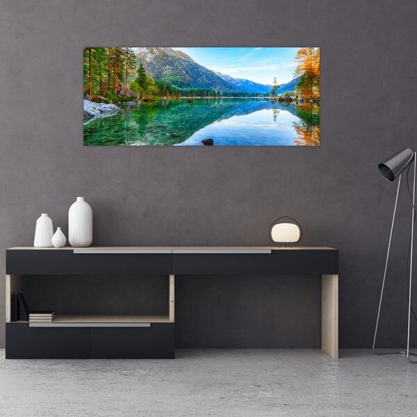 Tablou - Lacul Hintersee (120x50 cm)