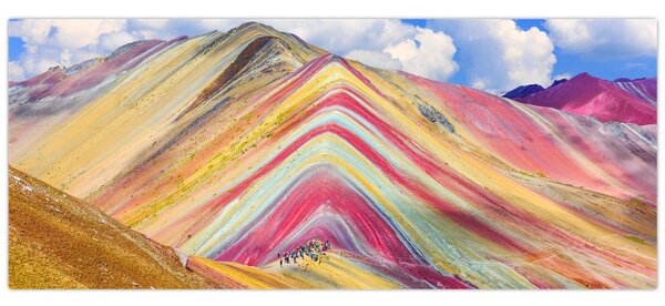 Tablou - Muntele Curcubeu, Peru (120x50 cm)