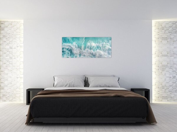 Tablou - Vedere a valurilor oceanului (120x50 cm)