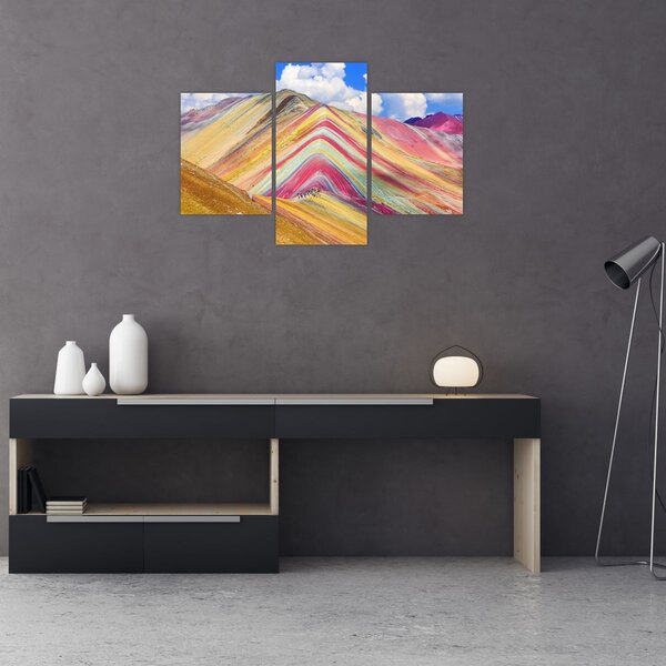 Tablou - Muntele Curcubeu, Peru (90x60 cm)