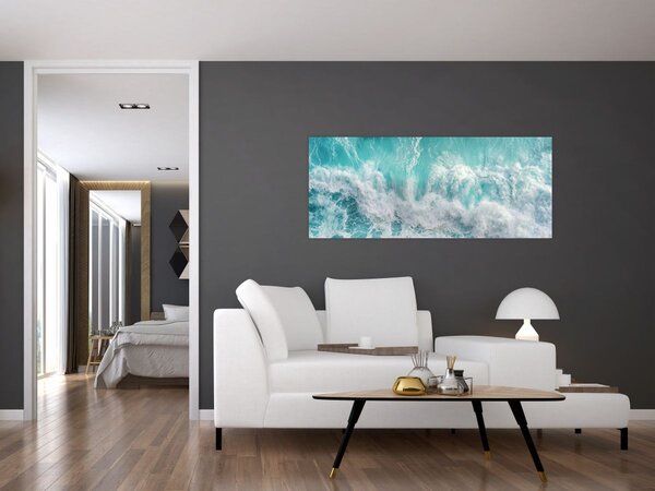 Tablou - Vedere a valurilor oceanului (120x50 cm)