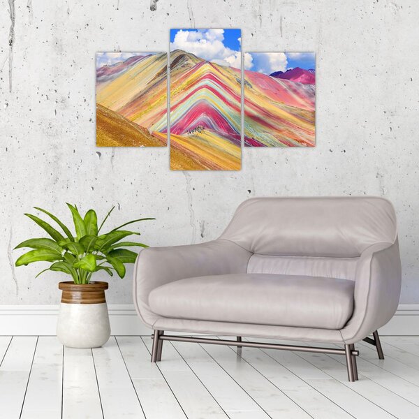 Tablou - Muntele Curcubeu, Peru (90x60 cm)