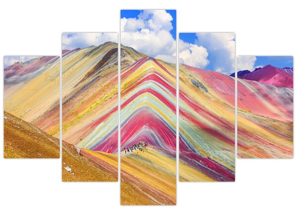 Tablou - Muntele Curcubeu, Peru (150x105 cm)