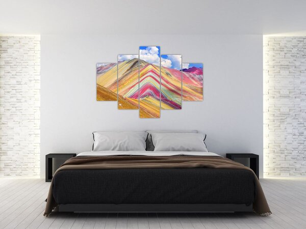 Tablou - Muntele Curcubeu, Peru (150x105 cm)