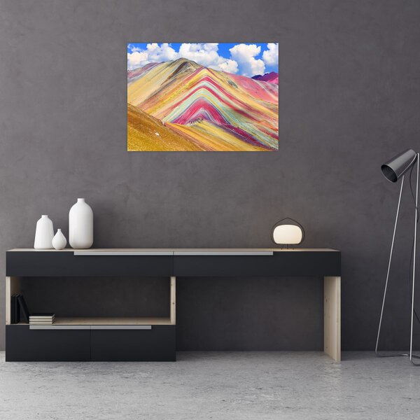 Tablou - Muntele Curcubeu, Peru (70x50 cm)