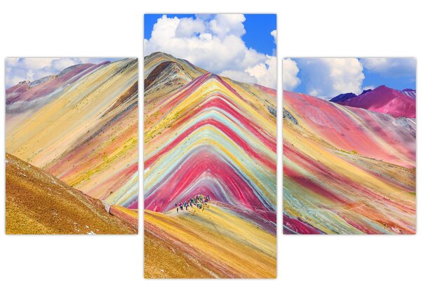 Tablou - Muntele Curcubeu, Peru (90x60 cm)