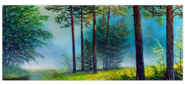 Tablou - Pictură în ulei de peisaj (120x50 cm)