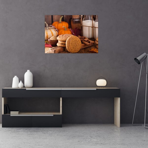 Tablou - Biscuiți de toamnă (70x50 cm)