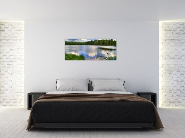 Tablou - Sat pitoresc (120x50 cm)