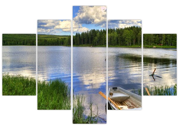 Tablou - Sat pitoresc (150x105 cm)