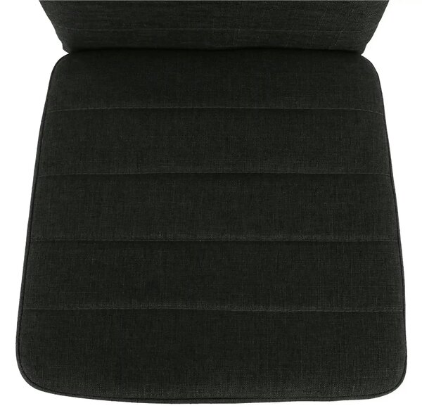 Scaun COLETA NOVA, gri inchis/negru, textil/metal, 41x49x96 cm