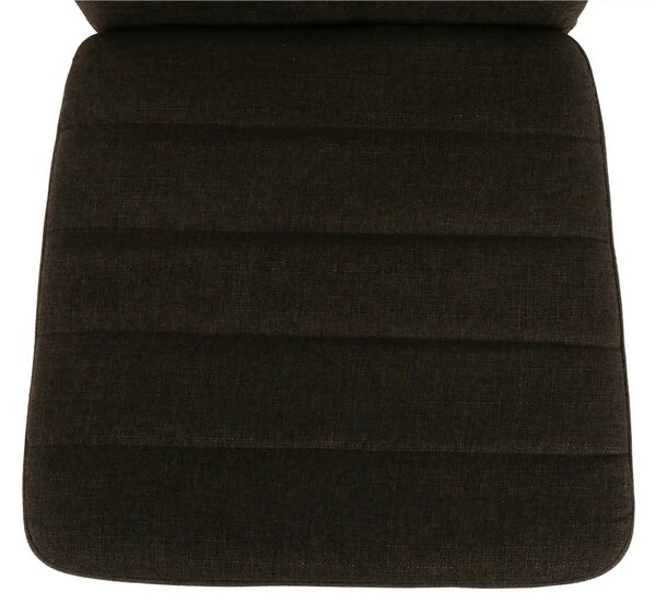 Scaun COLETA NOVA, maro inchis/fag, textil/metal, 41x49x96 cm