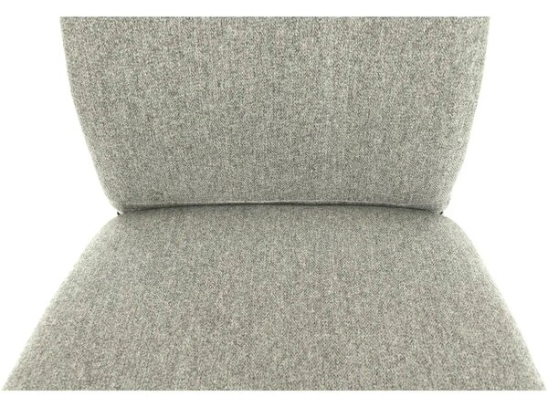 Scaun bucatarie OLIVA NEW, bej/crom, textil/metal, 42x52x97 cm