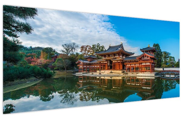 Tablou - Templul Byodo-in, Japonia (120x50 cm)
