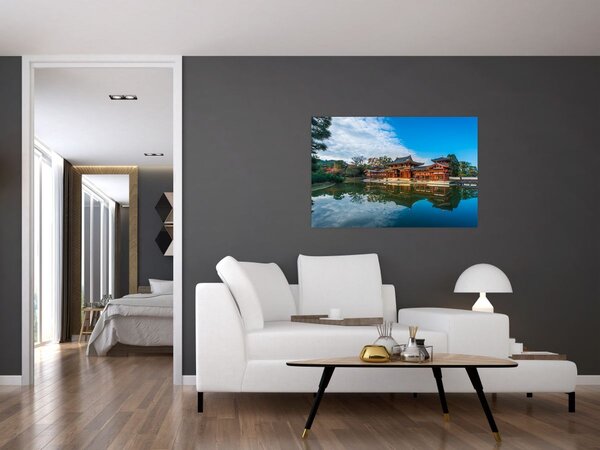 Tablou - Templul Byodo-in, Japonia (90x60 cm)