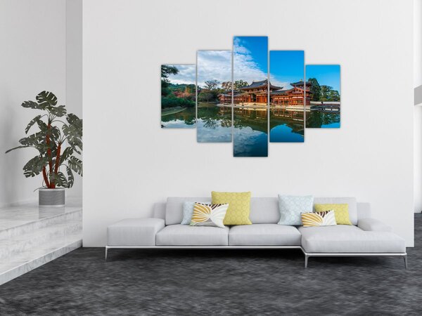 Tablou - Templul Byodo-in, Japonia (150x105 cm)
