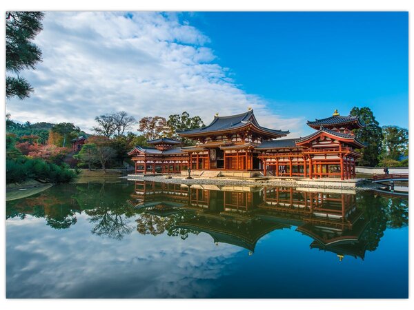 Tablou - Templul Byodo-in, Japonia (70x50 cm)