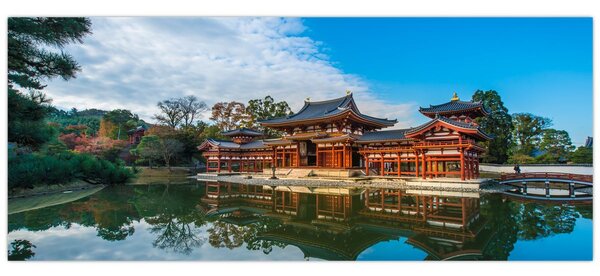 Tablou - Templul Byodo-in, Japonia (120x50 cm)