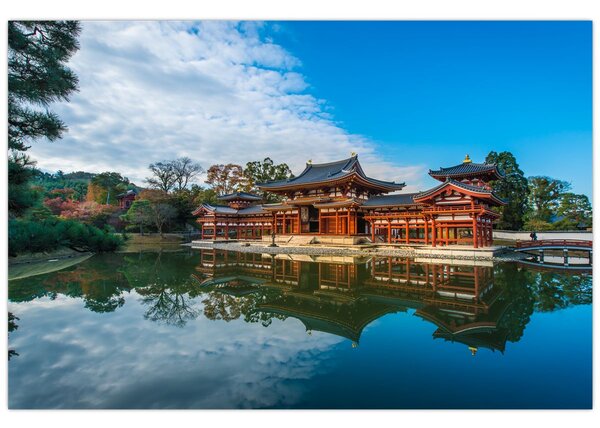 Tablou - Templul Byodo-in, Japonia (90x60 cm)
