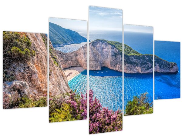 Tablou - Plaja Navagio, Grecia (150x105 cm)