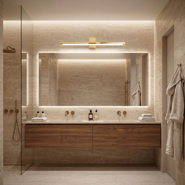 Aplică LED pentru baie SWE044-1W 60cm GOLD