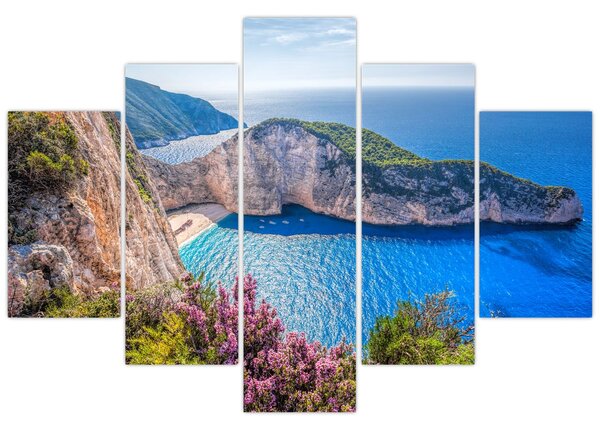 Tablou - Plaja Navagio, Grecia (150x105 cm)