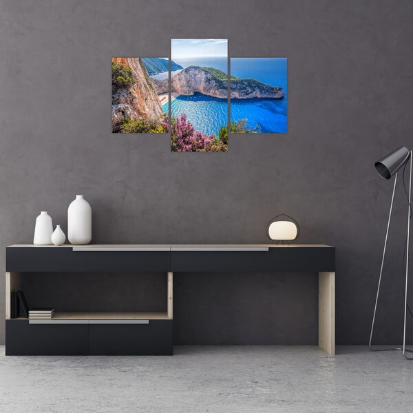 Tablou - Plaja Navagio, Grecia (90x60 cm)