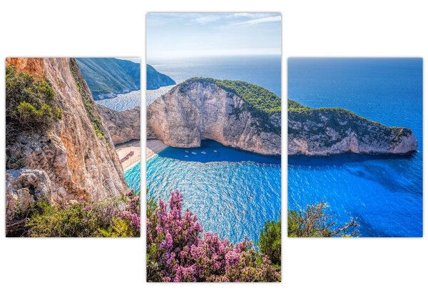 Tablou - Plaja Navagio, Grecia (90x60 cm)