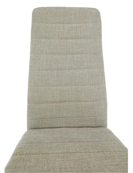 Scaun COLETA NOVA, bej, stofa clasica/metal, 41x49x96 cm